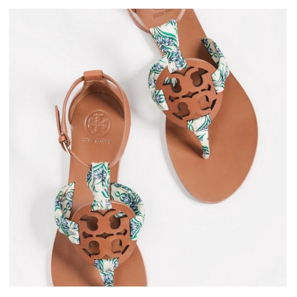 NWT Tory Burch Miller Scarf Sandal Size 7.5
